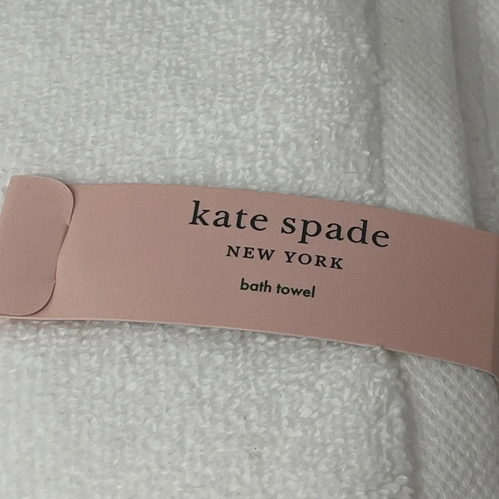 NWT Kate Spade Bath Towel White 30